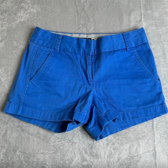 J. Crew Women's Blue Shorts - Picture 1 of 9
